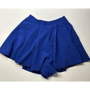 LuLu's Blue Ruffle Shorts (XS)